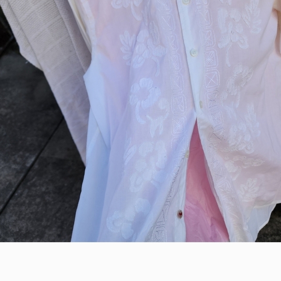 Consumers Union  UnisexVintage Crewel Button Down.L - Picture 10 of 11